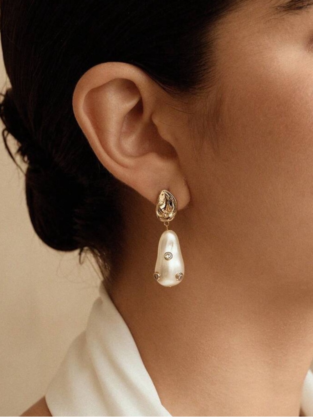 Pearl Drop Earrings N2051